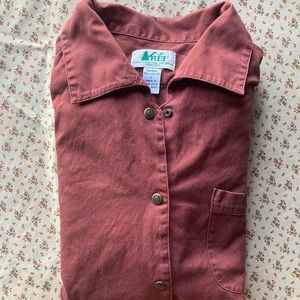 Vintage REI button up shirt
